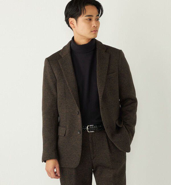 SHIPS Colors 「SHIPS Colors:セーター フリース 2ボタン ジャケット(セットアップ対応可能)◇」|テーラードジャケット|