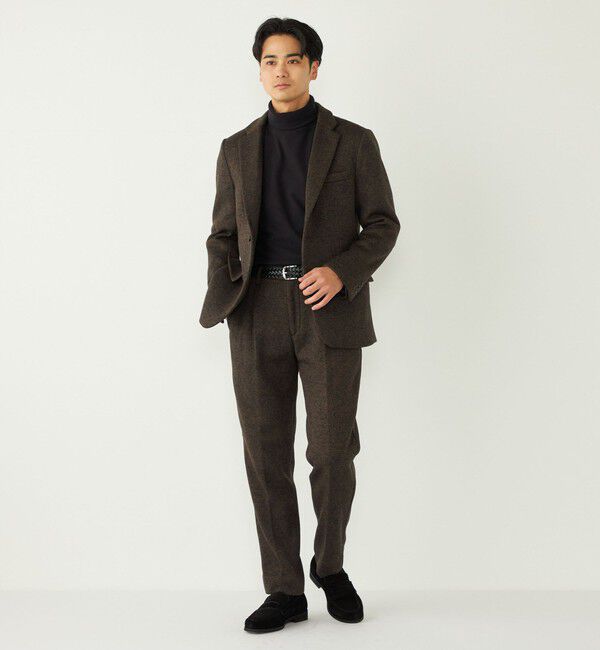 SHIPS Colors 「SHIPS Colors:セーター フリース 2ボタン ジャケット(セットアップ対応可能)◇」|テーラードジャケット|