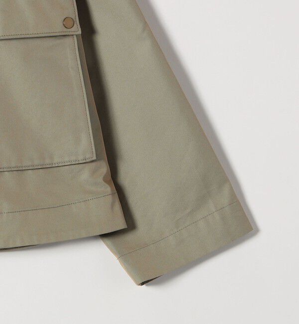 SHIPS any「SHIPS any:〈手洗い可能〉シャンブレー Aライン フレア ショート コート」|その他|