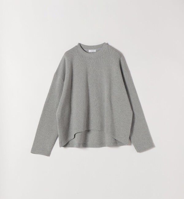 SHIPS any「SHIPS any:〈手洗い可能〉サカリバ ラウンド ヘム ルーズ プルオーバー」|Tシャツ・カットソー|