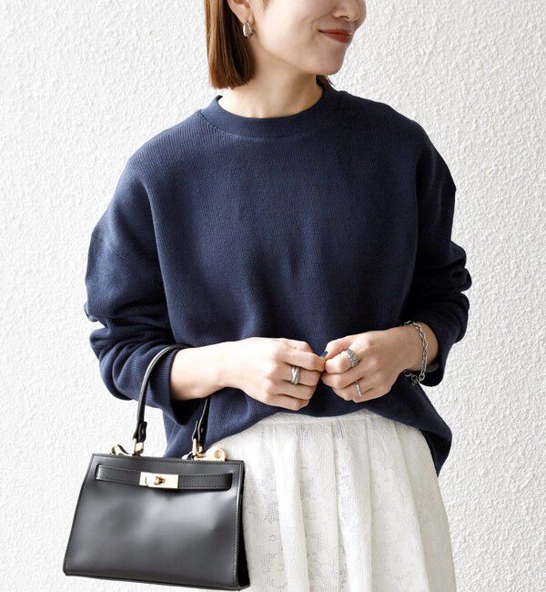 SHIPS any「SHIPS any:〈手洗い可能〉サカリバ ラウンド ヘム ルーズ プルオーバー」|Tシャツ・カットソー|