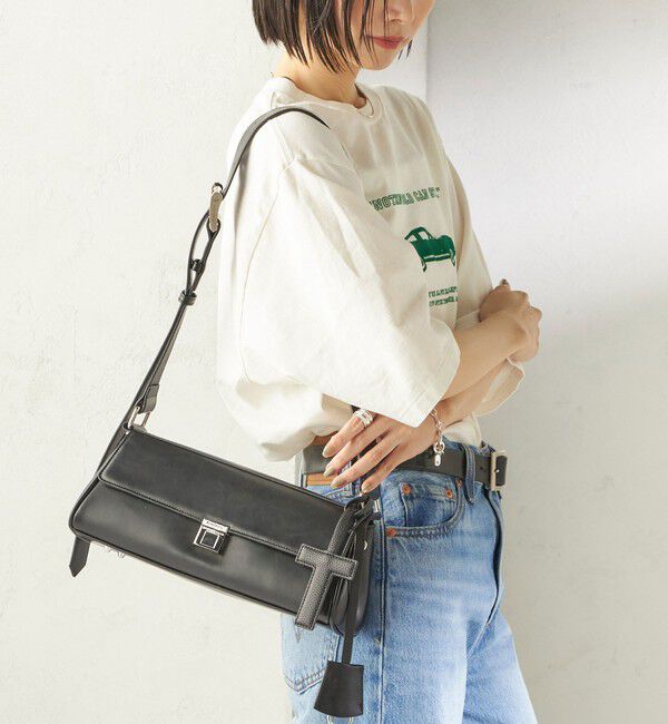 SHIPS for women「【WEB限定】George Cinq:CYLINDER BAG」|ショルダー・メッセンジャー|ブラック