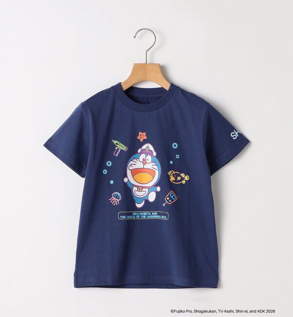 SHIPS KIDS「SHIPS KIDS:80～90cm /＜映画ドラえもん 新・のび太の海底鬼岩城＞ Tシャツ」|Tシャツ・カットソー|ネイビー