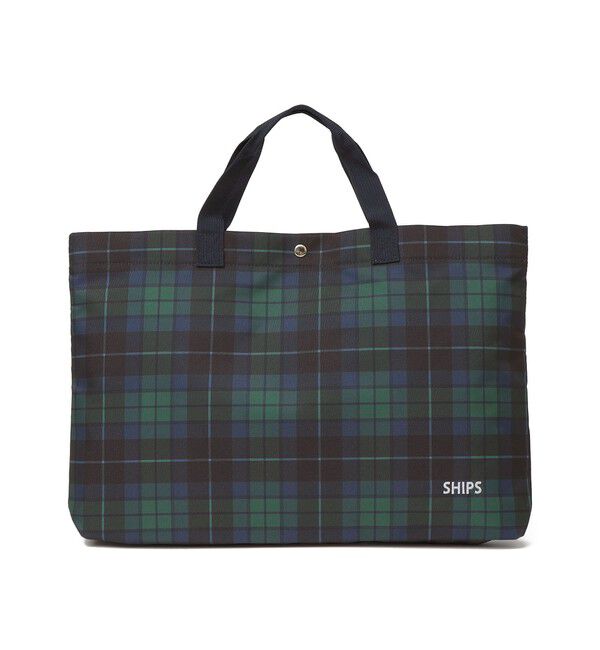 SHIPS KIDS「SHIPS KIDS:オリジナル タータンチェック レッスン トートバッグ」|トートバッグ|