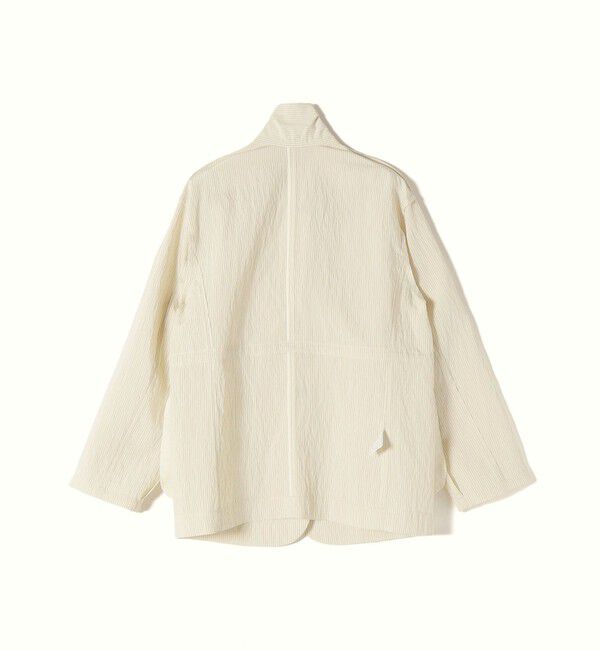 SHIPS for women「《予約》〈手洗い可能〉ピン ストライプ シャツライク ジャケット」|テーラードジャケット|