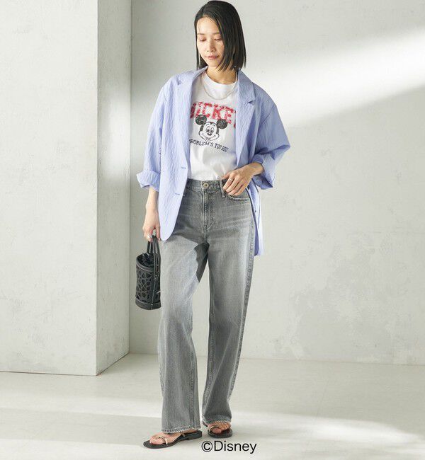 SHIPS for women「《予約》〈手洗い可能〉ピン ストライプ シャツライク ジャケット」|テーラードジャケット|