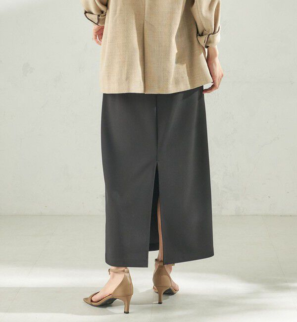 SHIPS for women「《予約》堀田茜&times;SHIPS:〈手洗い可能〉ベルト 付き ジョーゼット スカート」|スカート|