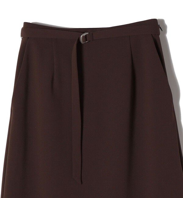 SHIPS for women「《予約》堀田茜&times;SHIPS:〈手洗い可能〉ベルト 付き ジョーゼット スカート」|スカート|