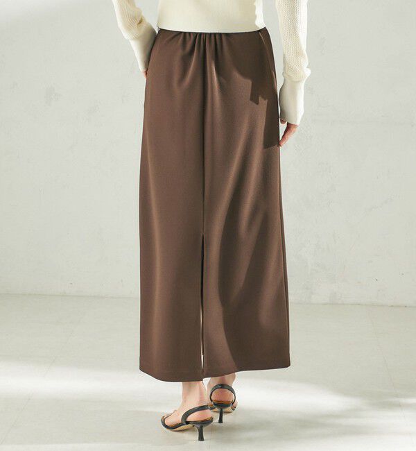 SHIPS for women「《予約》堀田茜&times;SHIPS:〈手洗い可能〉ベルト 付き ジョーゼット スカート」|スカート|