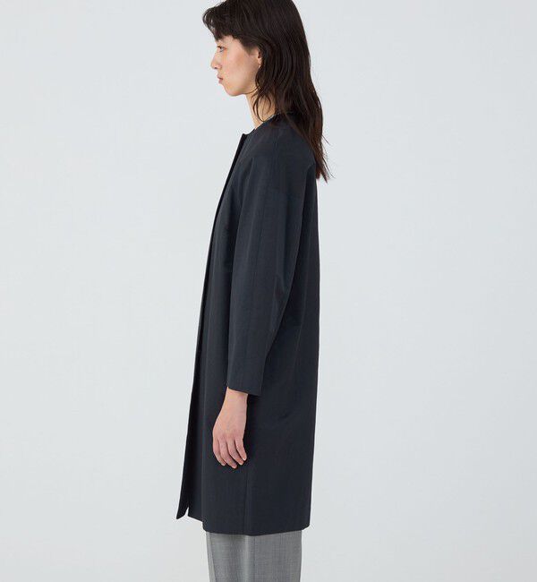 TOMORROWLAND collection「スパークツイル コクーンコート」|ノーカラーコート|