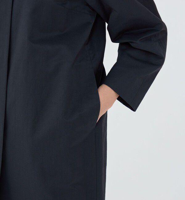 TOMORROWLAND collection「スパークツイル コクーンコート」|ノーカラーコート|