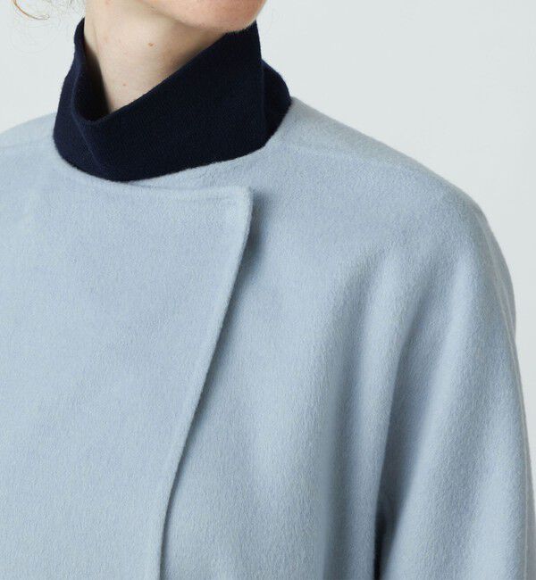 Ballsey「プレミアムウールリバー ノーカラーコート」|ノーカラーコート|