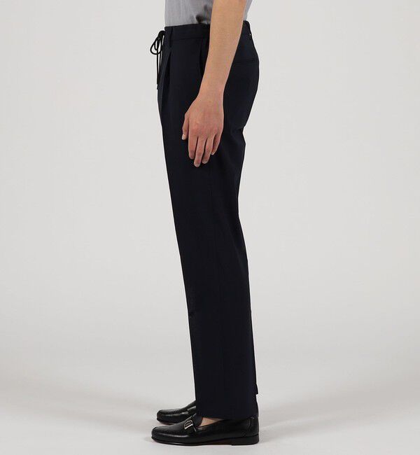 TOMORROWLAND MENS「Super120'sウールポリエステル 1プリーツイージースラックス」|スラックス|