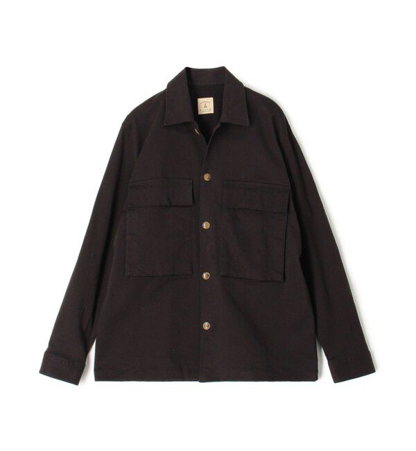 TOMORROWLAND MENS「【別注】GUY ROVER コットンツイル オーバーシャツ」|ブルゾン・スタジャン|19 ブラック