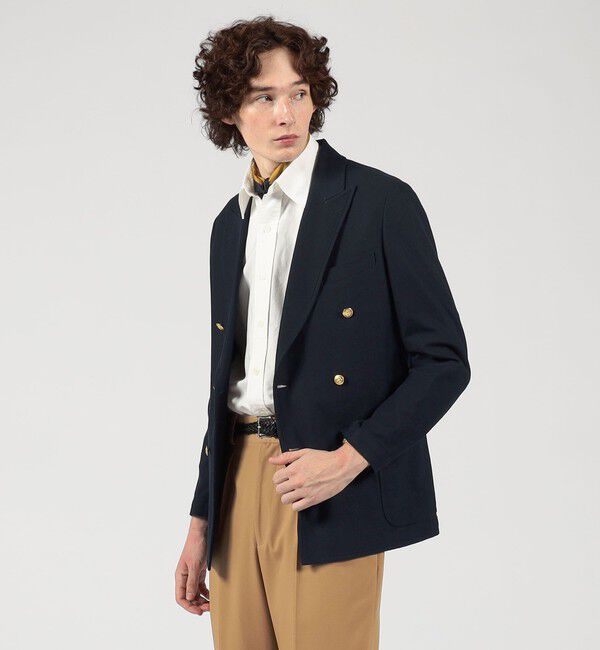 TOMORROWLAND MENS「コットン ダブルブレステッド 6Bジャケット DONDI」|テーラードジャケット|