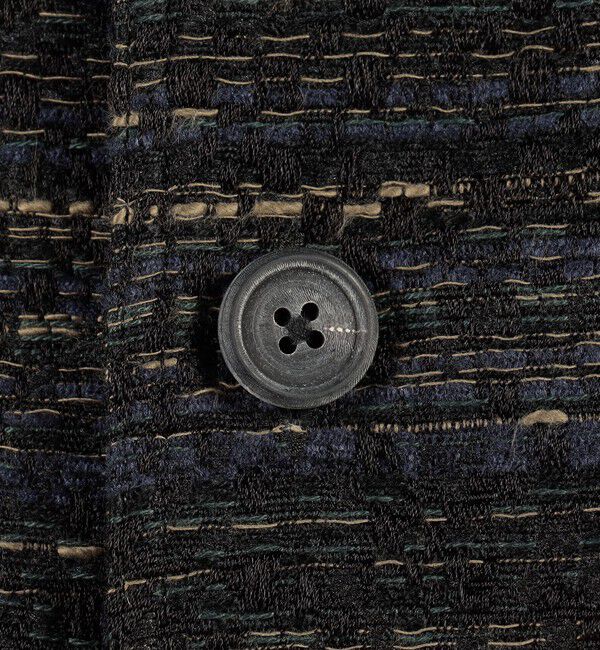 TOMORROWLAND MENS「ミックスツイード ダブルポケットシャツブルゾン」|ブルゾン・スタジャン|