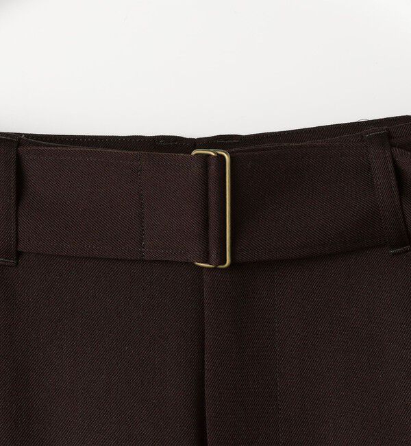 CABaN「ウールギャバジン ベルテッドパンツ」|その他|