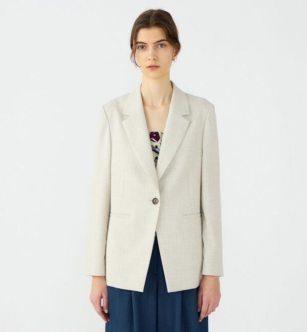 Ballsey「【WEB先行予約】ミックススラブストレッチ 1Bテーラードジャケット」|テーラードジャケット|