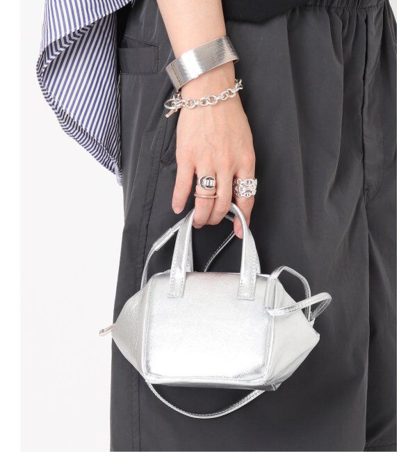  「【blancle/ ブランクレ】M.LETHER  Deformation dice bag」|ショルダー・メッセンジャー|