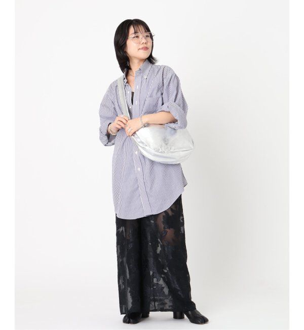  「【blancle/ ブランクレ】M.LETHER Semi circle half shoulder」|ショルダー・メッセンジャー|