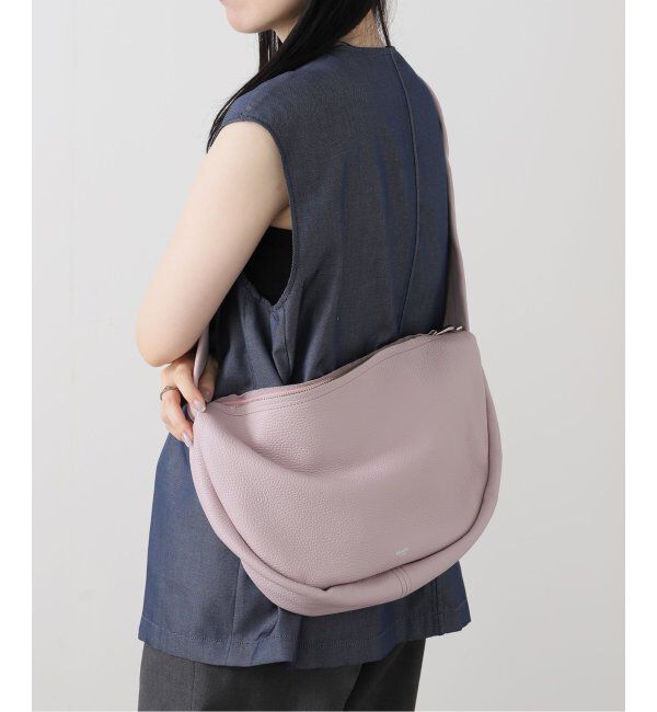  「【blancle/ ブランクレ】別注 S.LETHER Semi circle half shoulder」|ショルダー・メッセンジャー|