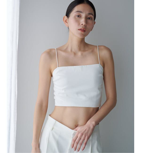 EMILYWEEK「《追加予約》【ESSENTIAL】サテン クロップドバンドゥブラ」|インナー|