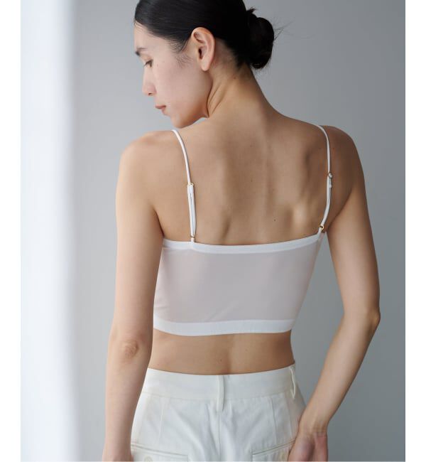 EMILYWEEK「《追加予約》【ESSENTIAL】サテン クロップドバンドゥブラ」|インナー|