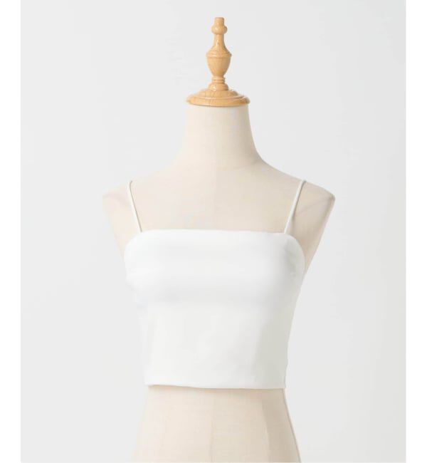 EMILYWEEK「《追加予約》【ESSENTIAL】サテン クロップドバンドゥブラ」|インナー|