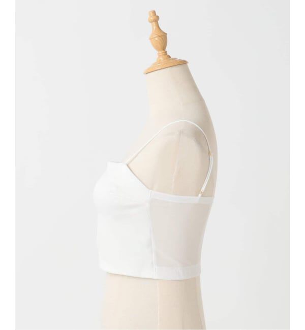 EMILYWEEK「《追加予約》【ESSENTIAL】サテン クロップドバンドゥブラ」|インナー|