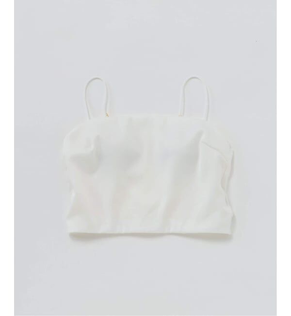 EMILYWEEK「《追加予約》【ESSENTIAL】サテン クロップドバンドゥブラ」|インナー|