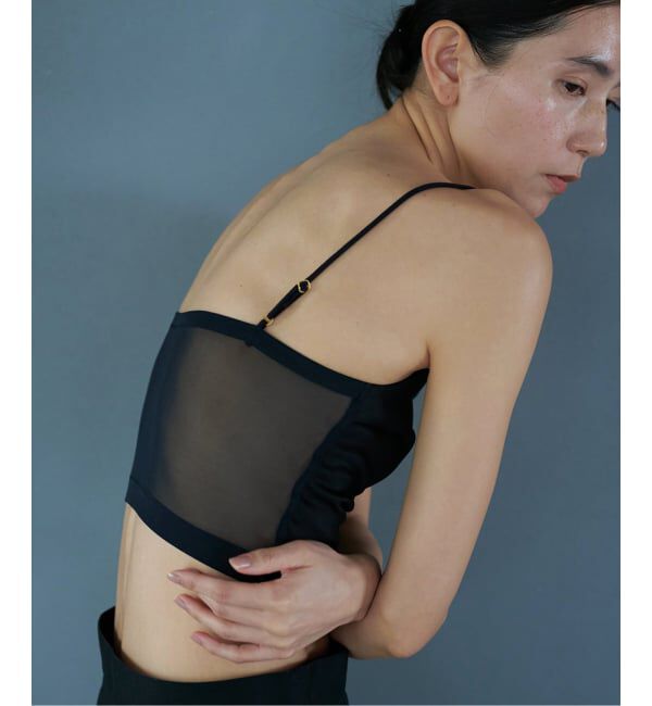 EMILYWEEK「《追加予約》【ESSENTIAL】サテン クロップドバンドゥブラ」|インナー|