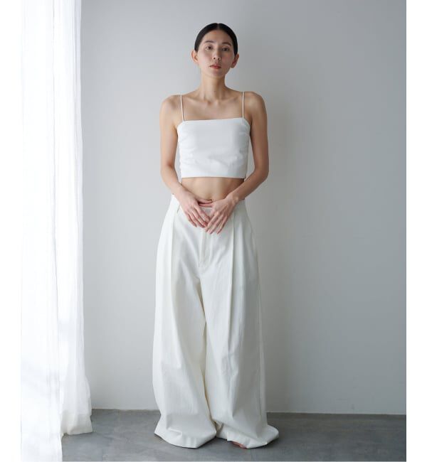 EMILYWEEK「《追加予約》【ESSENTIAL】サテン クロップドバンドゥブラ」|インナー|