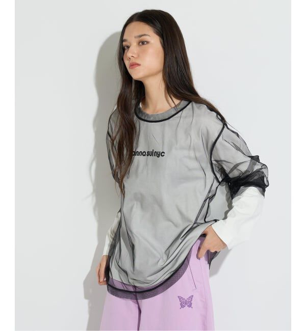 JOINT WORKS「ANNA SUI NYC / アナスイエヌワイシー  メッシュレイヤードロングTシャツ」|Tシャツ・カットソー|