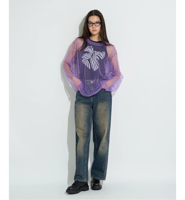 JOINT WORKS「ANNA SUI NYC / アナスイエヌワイシー  メッシュレイヤードロングTシャツ」|Tシャツ・カットソー|