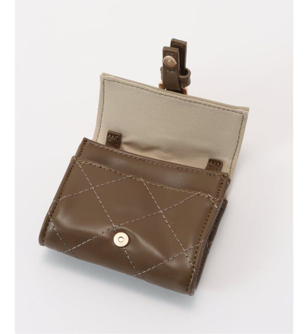 SLOBE IENA「SLOBE IENA ポーチ付きキルティングバッグ」|ショルダー・メッセンジャー|