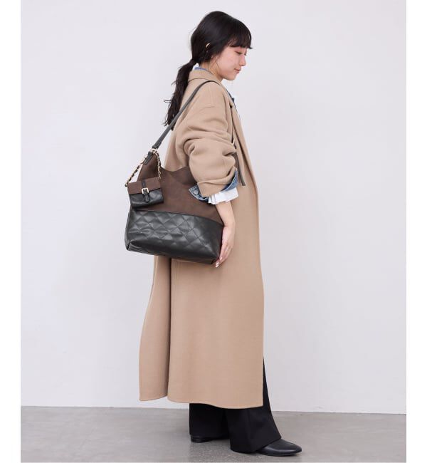 SLOBE IENA「SLOBE IENA ポーチ付きキルティングバッグ」|ショルダー・メッセンジャー|