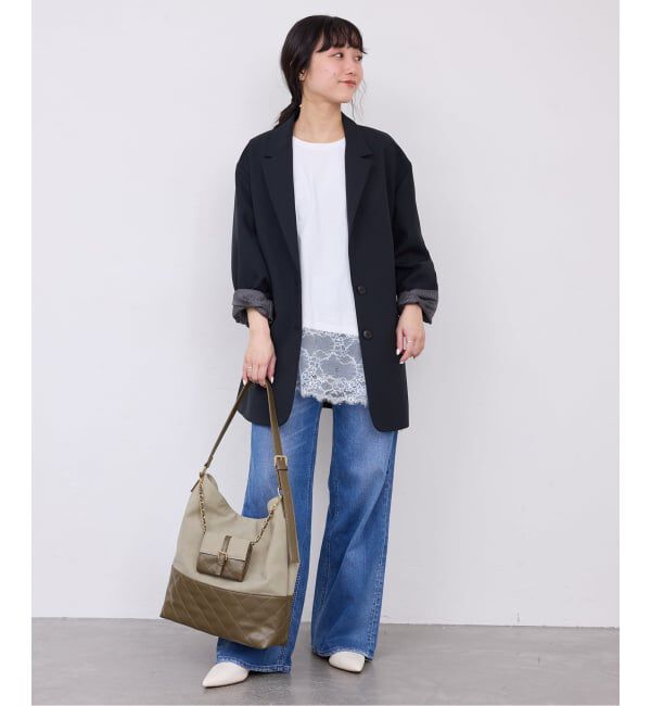 SLOBE IENA「SLOBE IENA ポーチ付きキルティングバッグ」|ショルダー・メッセンジャー|