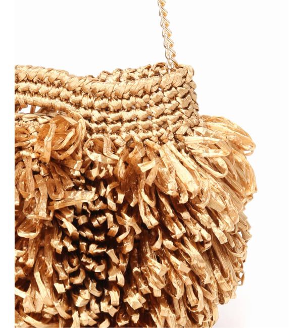 VERMEIL par iena「Caternina Bertini カテリーナ ベルティーニ Raffia Clutch 4566」|ショルダー・メッセンジャー|
