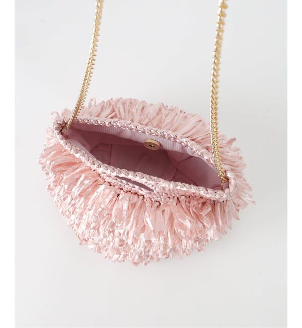 VERMEIL par iena「Caternina Bertini カテリーナ ベルティーニ Raffia Clutch 4566」|ショルダー・メッセンジャー|