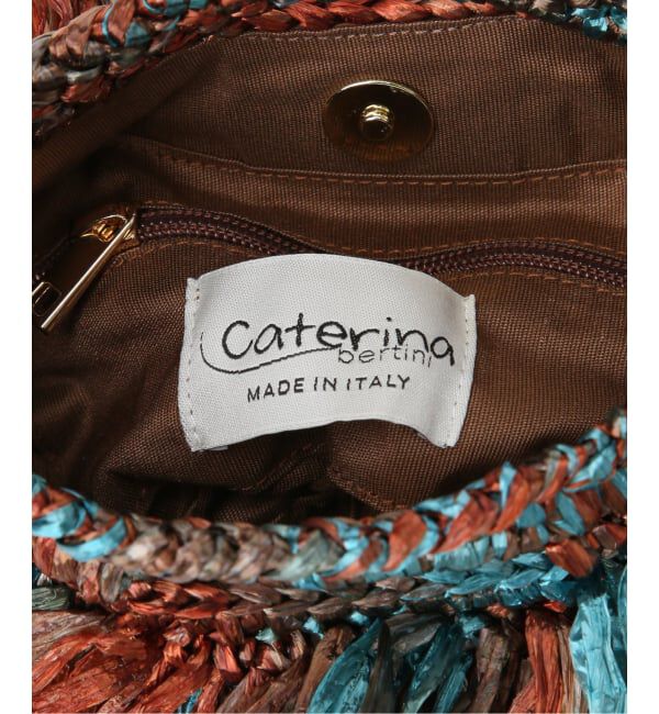 VERMEIL par iena「Caternina Bertini カテリーナ ベルティーニ Raffia Clutch 5779」|ショルダー・メッセンジャー|