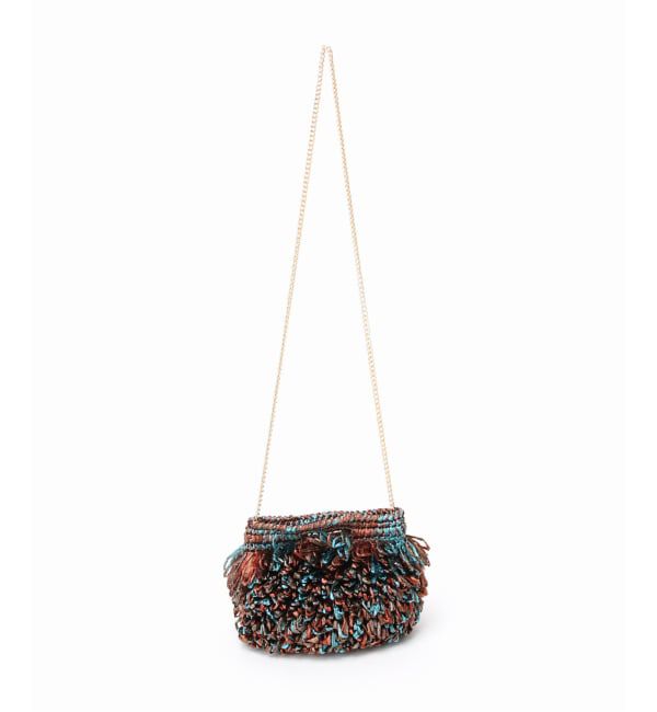 VERMEIL par iena「Caternina Bertini カテリーナ ベルティーニ Raffia Clutch 5779」|ショルダー・メッセンジャー|