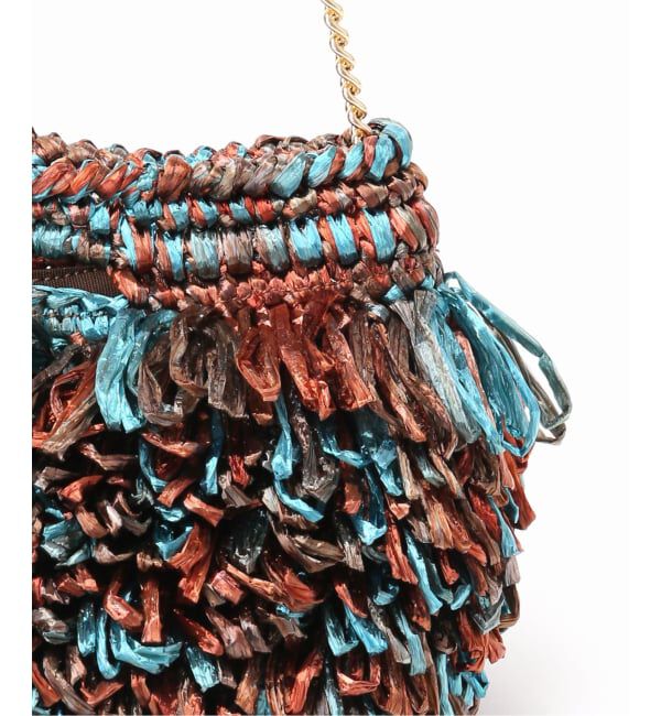 VERMEIL par iena「Caternina Bertini カテリーナ ベルティーニ Raffia Clutch 5779」|ショルダー・メッセンジャー|