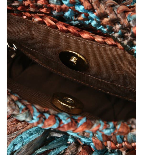 VERMEIL par iena「Caternina Bertini カテリーナ ベルティーニ Raffia Clutch 5779」|ショルダー・メッセンジャー|