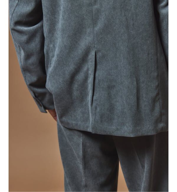 EDIFICE「"MULTI FUNCTION"  コーデュロイ ダブルブレスト 4ボタン ジャケット」|テーラードジャケット|
