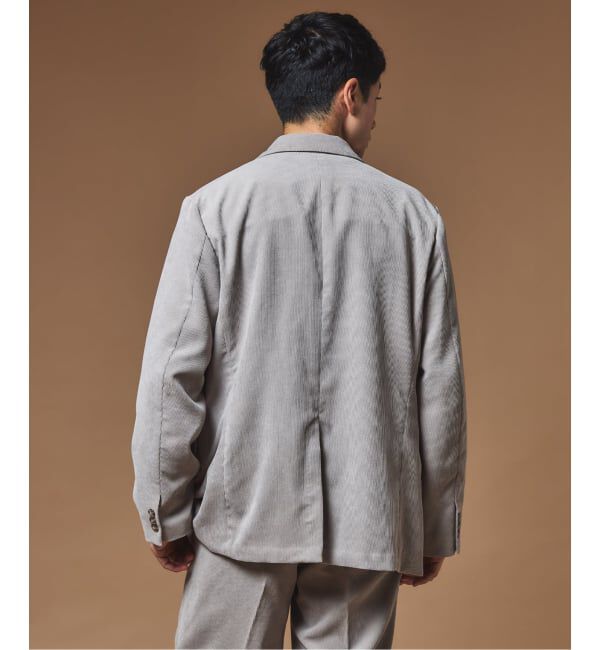EDIFICE「"MULTI FUNCTION"  コーデュロイ ダブルブレスト 4ボタン ジャケット」|テーラードジャケット|