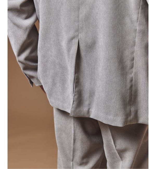 EDIFICE「"MULTI FUNCTION"  コーデュロイ ダブルブレスト 4ボタン ジャケット」|テーラードジャケット|