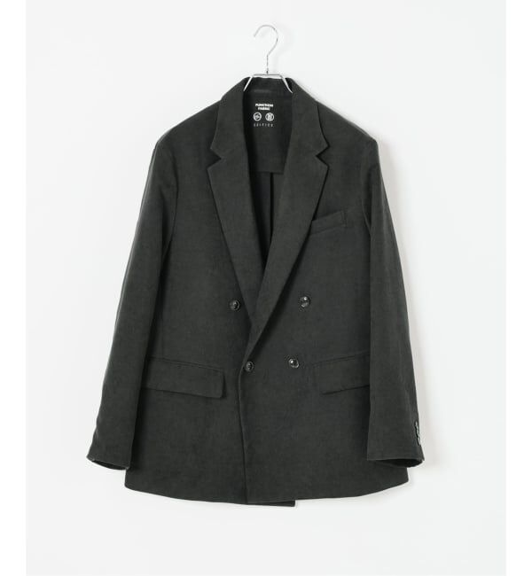 EDIFICE「"MULTI FUNCTION"  コーデュロイ ダブルブレスト 4ボタン ジャケット」|テーラードジャケット|