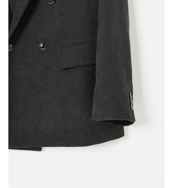 EDIFICE「"MULTI FUNCTION"  コーデュロイ ダブルブレスト 4ボタン ジャケット」|テーラードジャケット|