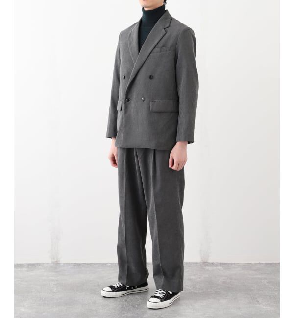 EDIFICE「"MULTI FUNCTION"  コーデュロイ ダブルブレスト 4ボタン ジャケット」|テーラードジャケット|