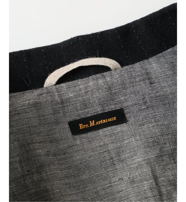 EDIFICE「ETS.MATERIAUX(マテリオ) ウール/シルク サック コート」|その他|